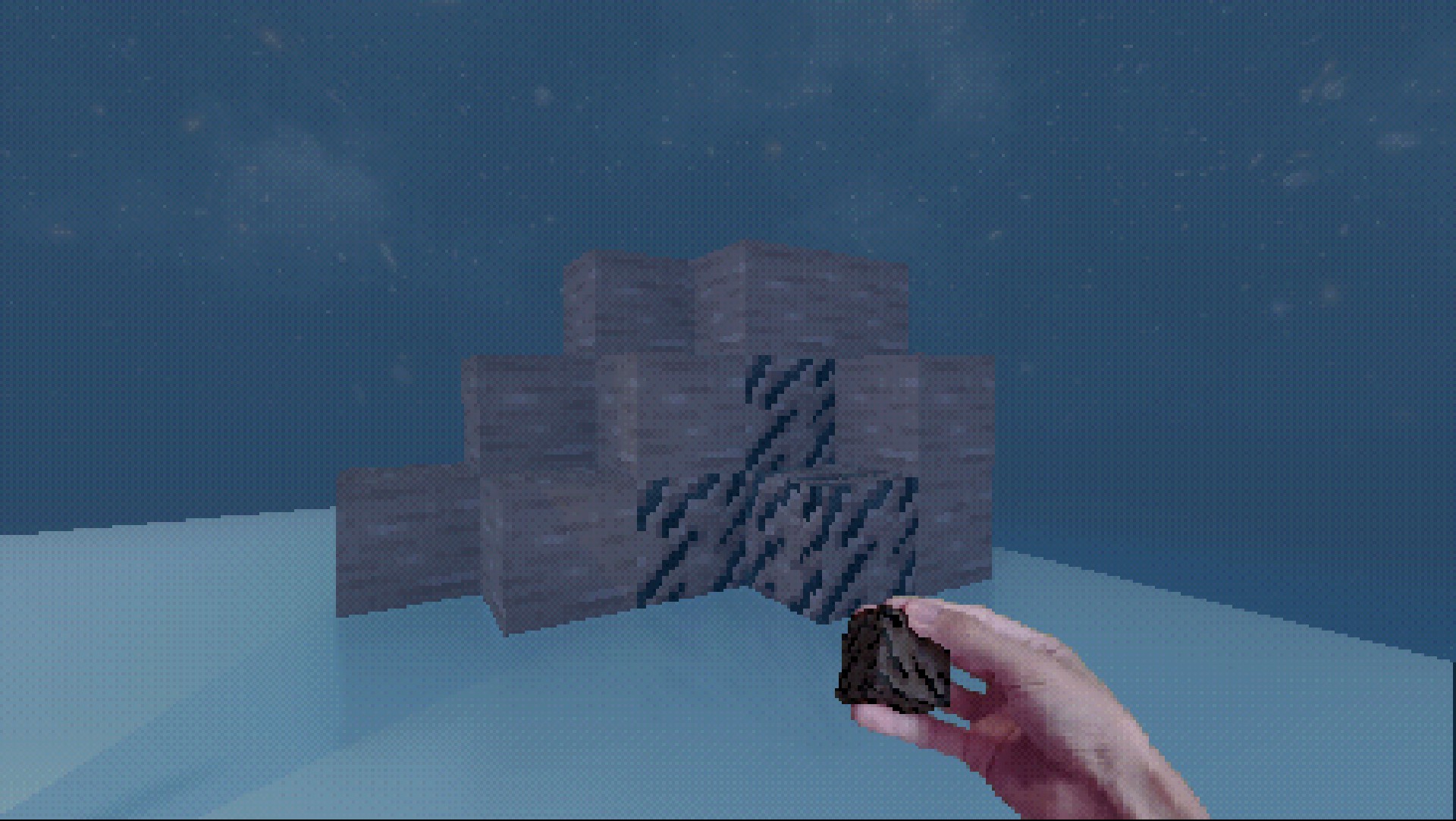 Tendril ore blocks with stone blocks