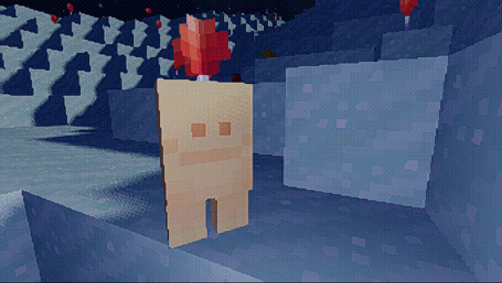 A Gleeblebear in the Alien biome.
